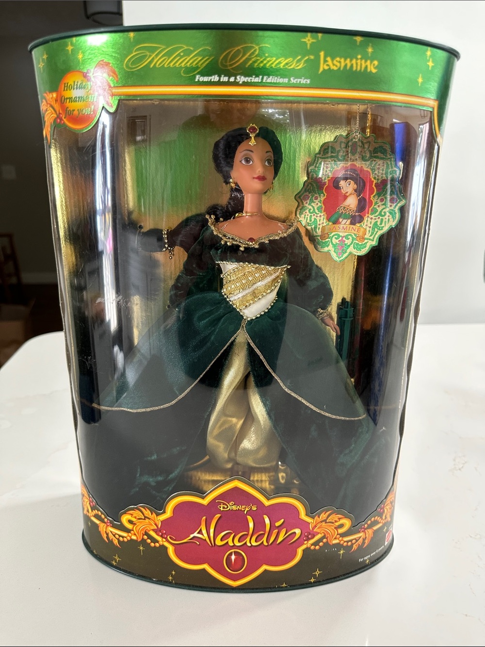 NIB 1999 Disney Holiday Princess Jasmine Doll